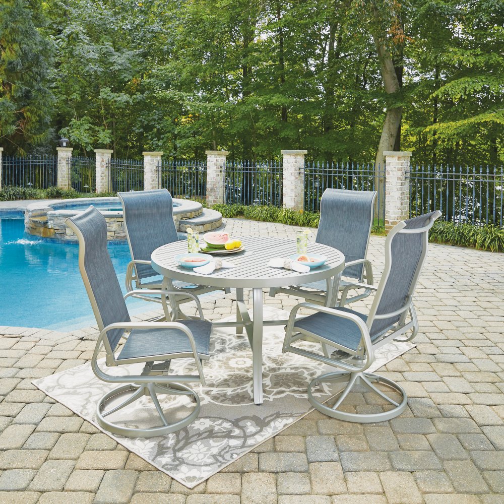 96 inch outdoor dining table anhsau south beach outdoor dining set 57003255 pc 48 inch round table with swivel 96 inch outdoor dining table anhsau south beach outdoor dining set 57003255 pc 48 inch round table with swivel